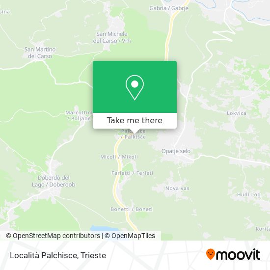 Località Palchisce map