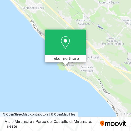 Viale Miramare / Parco del Castello di Miramare map