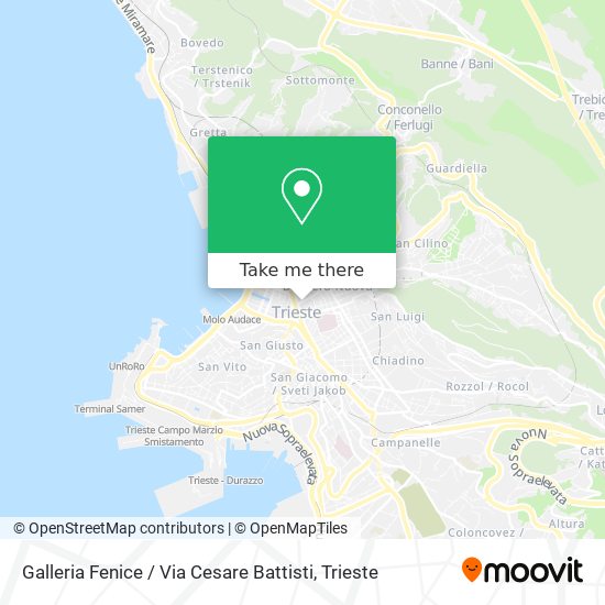 Galleria Fenice / Via Cesare Battisti map