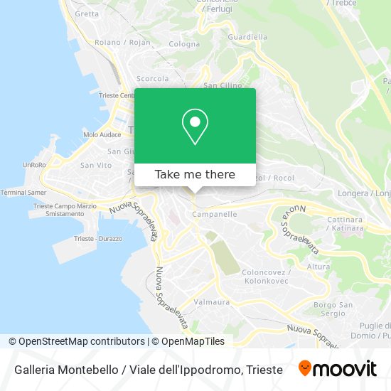 Galleria Montebello / Viale dell'Ippodromo map