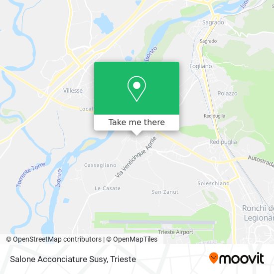 Salone Acconciature Susy map