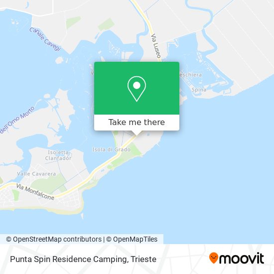 Punta Spin Residence Camping map