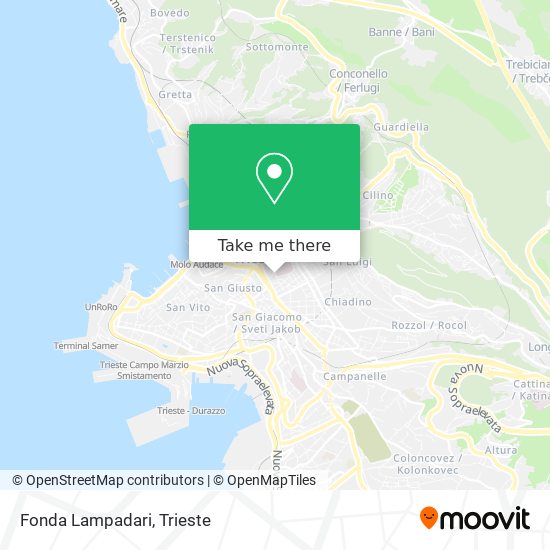 Fonda Lampadari map