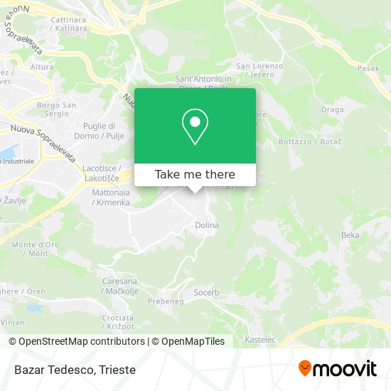 Bazar Tedesco map