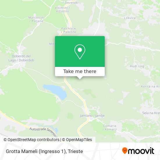 Grotta Mameli (Ingresso 1) map