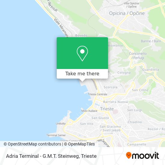 Adria Terminal - G.M.T. Steinweg map