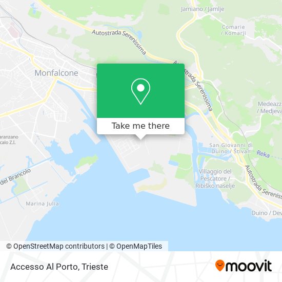 Accesso Al Porto map