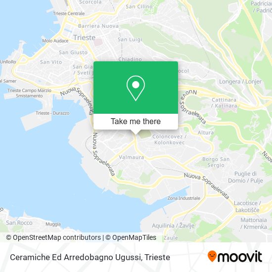 Ceramiche Ed Arredobagno Ugussi map