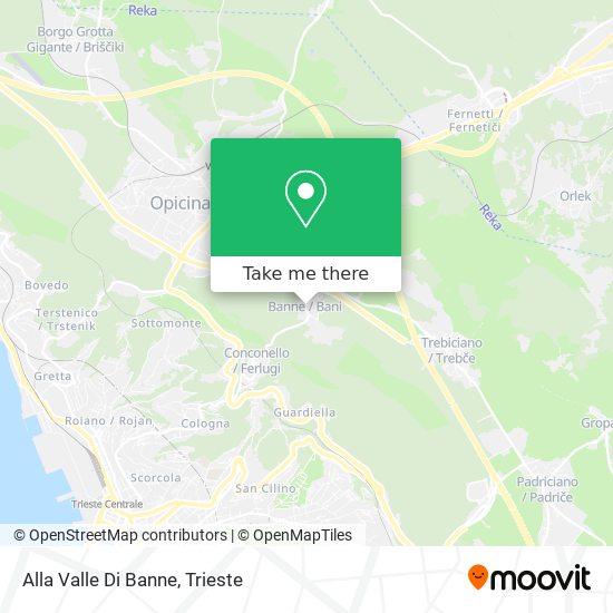 Alla Valle Di Banne map