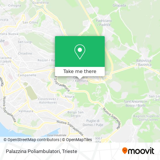 Palazzina Poliambulatori map