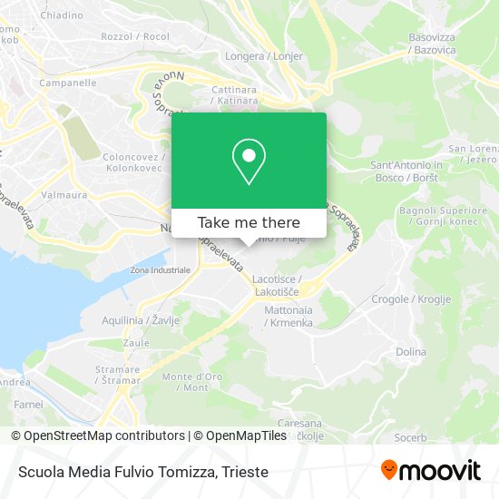 Scuola Media Fulvio Tomizza map