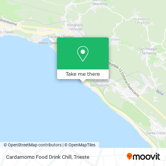 Cardamomo Food Drink Chill map