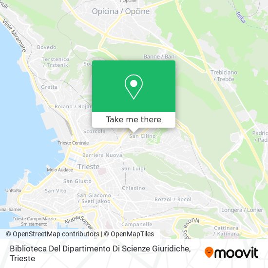 Biblioteca Del Dipartimento Di Scienze Giuridiche map