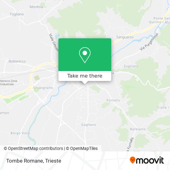 Tombe Romane map