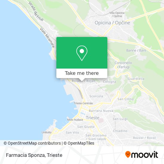 Farmacia Sponza map