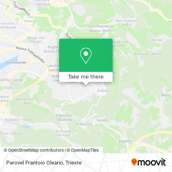 Parovel Frantoio Oleario map