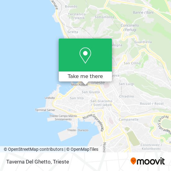 Taverna Del Ghetto map