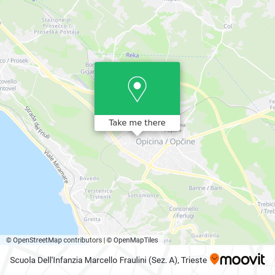 Scuola Dell'Infanzia Marcello Fraulini (Sez. A) map