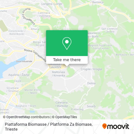 Piattaforma Biomasse / Platforma Za Biomase map