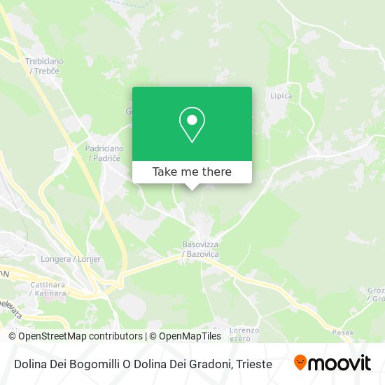 Dolina Dei Bogomilli O Dolina Dei Gradoni map