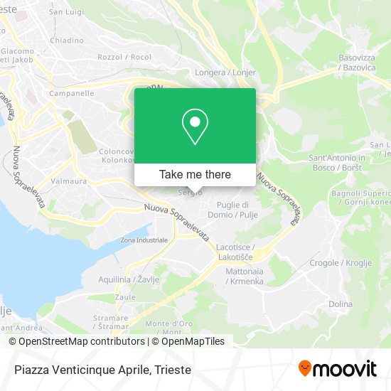 Piazza Venticinque Aprile map