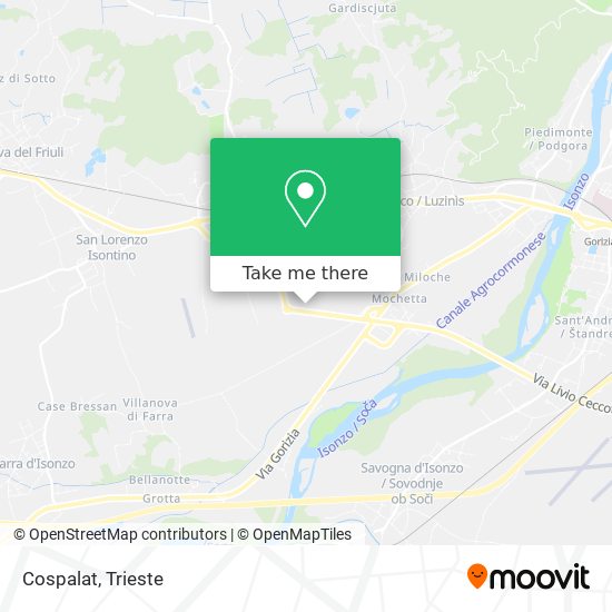 Cospalat map