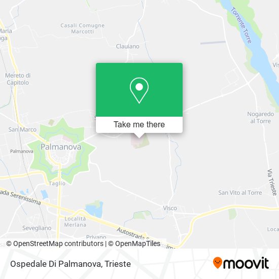 Ospedale Di Palmanova map