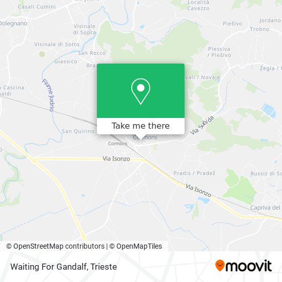 Waiting For Gandalf map