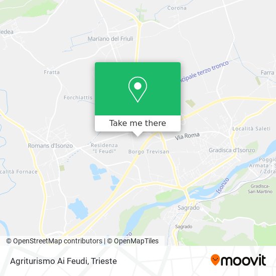 Agriturismo Ai Feudi map