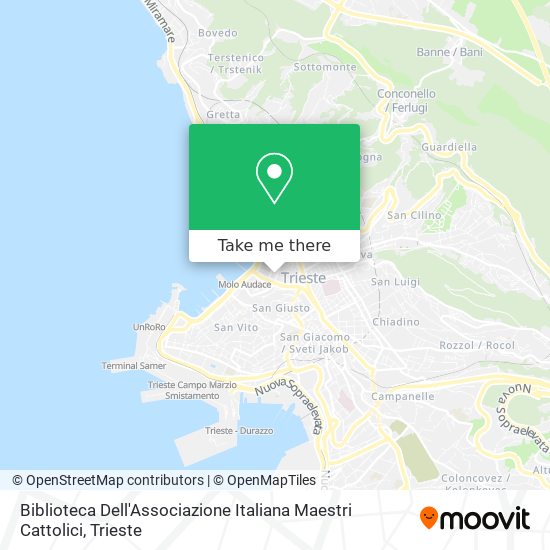 Biblioteca Dell'Associazione Italiana Maestri Cattolici map