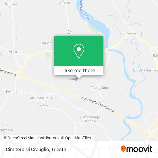 Cimitero Di Crauglio map