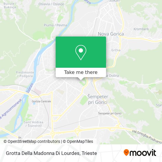 Grotta Della Madonna Di Lourdes map