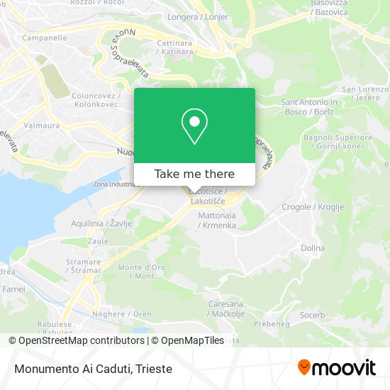 Monumento Ai Caduti map