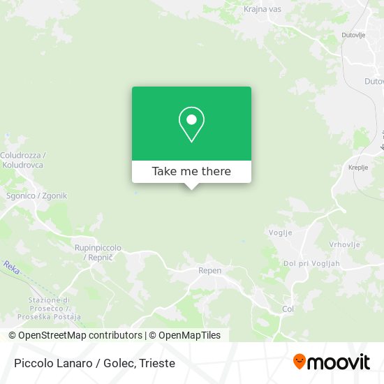 Piccolo Lanaro / Golec map