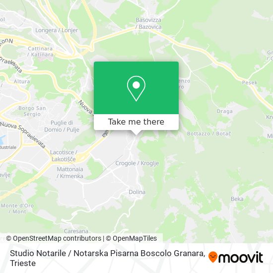 Studio Notarile / Notarska Pisarna Boscolo Granara map