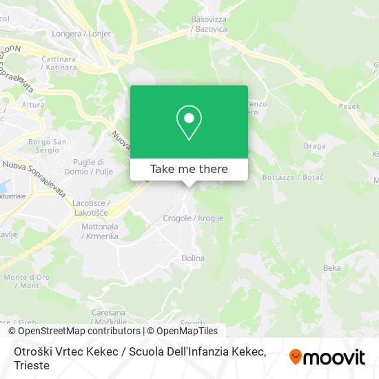 Otroški Vrtec Kekec / Scuola Dell'Infanzia Kekec map