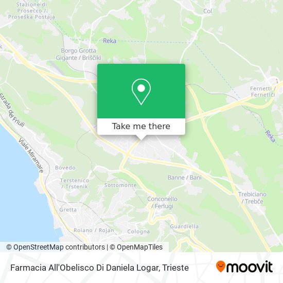 Farmacia All'Obelisco Di Daniela Logar map