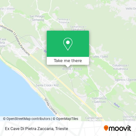 Ex Cave Di Pietra Zaccaria map