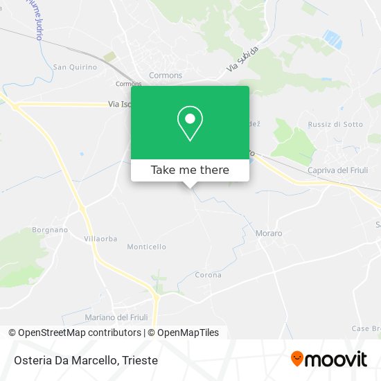 Osteria Da Marcello map