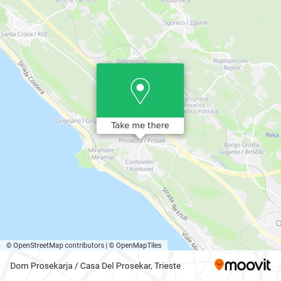 Dom Prosekarja / Casa Del Prosekar map
