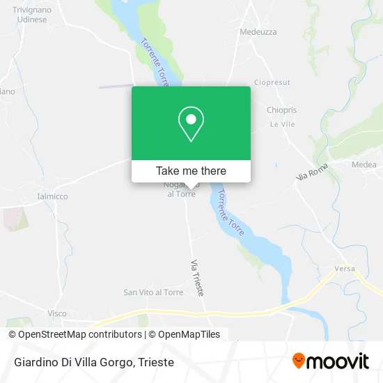 Giardino Di Villa Gorgo map