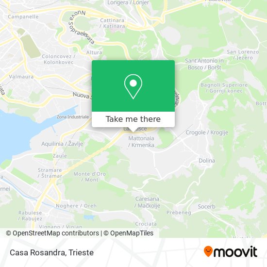 Casa Rosandra map