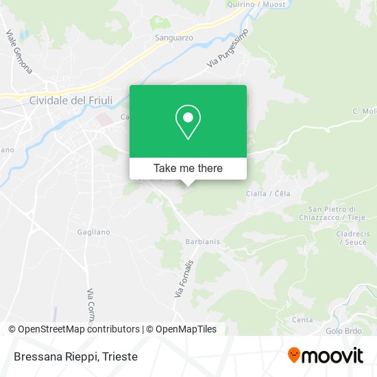 Bressana Rieppi map