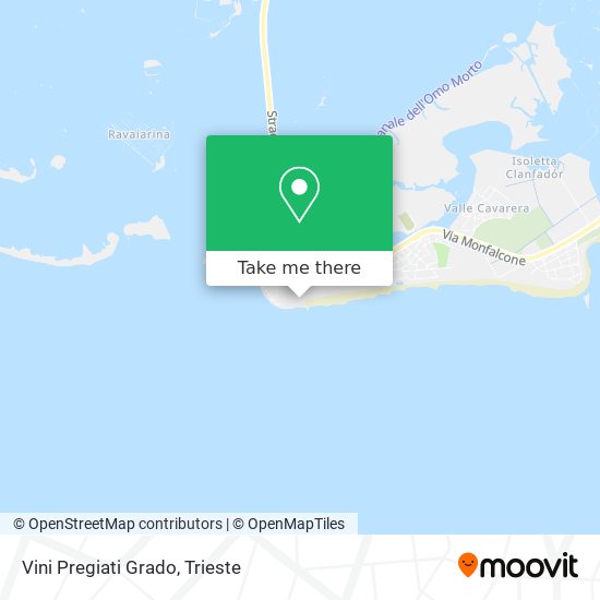 Vini Pregiati Grado map