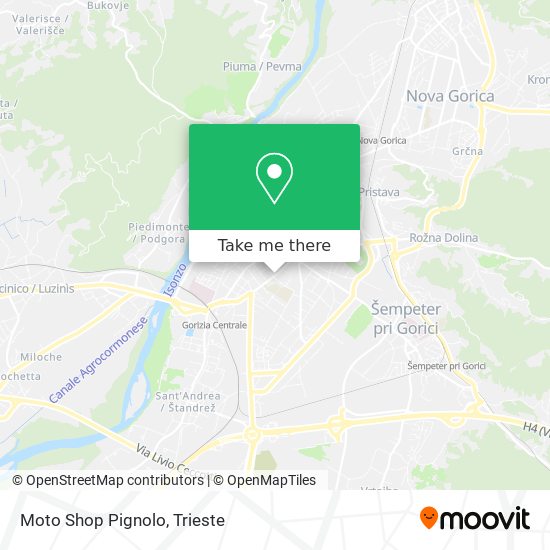 Moto Shop Pignolo map