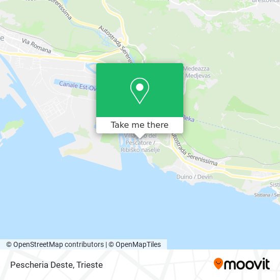 Pescheria Deste map