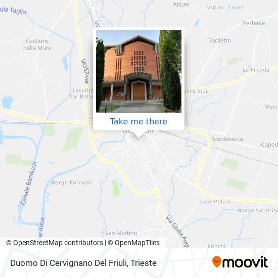 Duomo Di Cervignano Del Friuli map