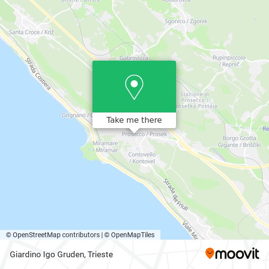 Giardino Igo Gruden map