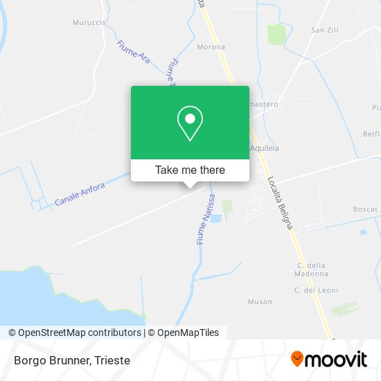 Borgo Brunner map