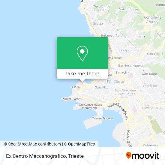Ex Centro Meccanografico map